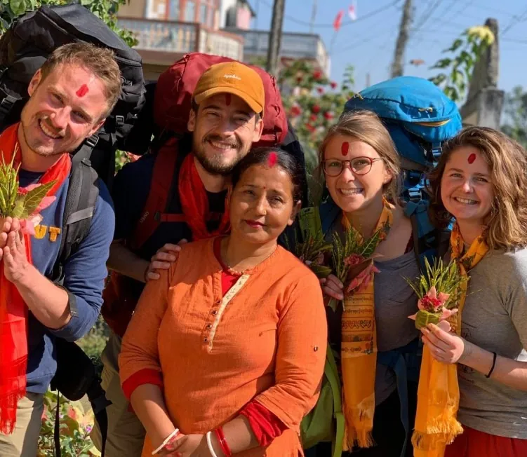 Von links: Vincent, Niko, Sabitri, Jacqueline, Alina