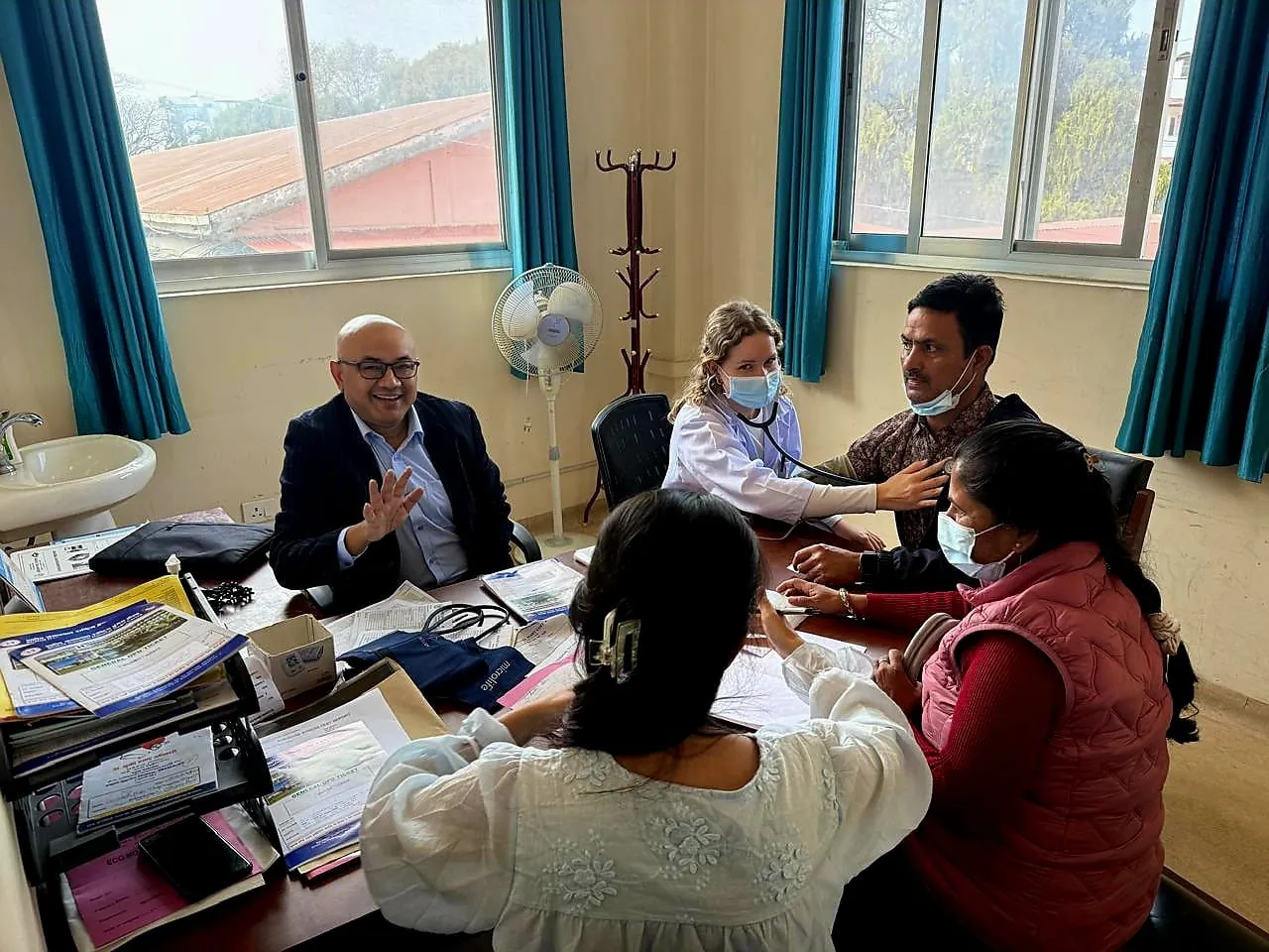 Freiwillige bei Clinic Nepal in Meghauli