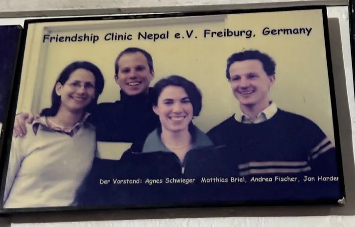 Altes Foto der Gründer des Fördervereins